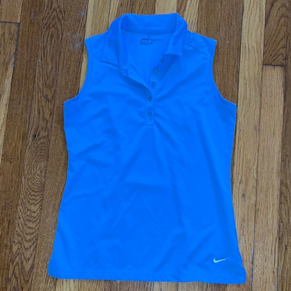 Nike Women's Blue Sleeveless Top